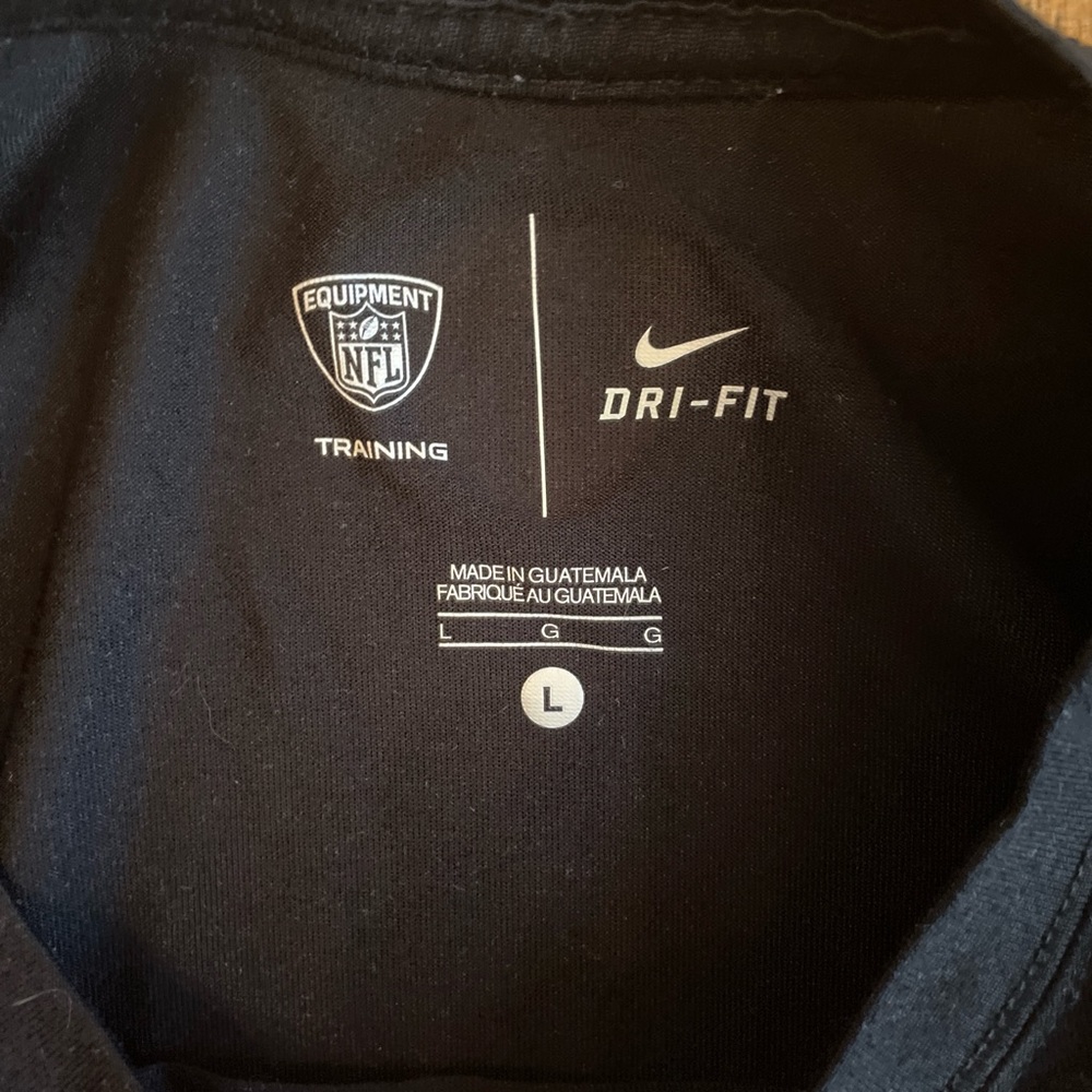 NFL Nike Dri-FIT Training Tee - Black & White - Picture 3 of 5
